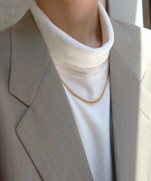 Confirm（コンファーム）の「25SS シルバー / ゴールド / ガンメタ ベーシックチェーンネックレス (喜平 / ボックス / ねじれ / 小豆)【Confirm】（ネックレス・メンズ・B/U/J/E/K/D/Q/M/F/L/P/H/S/N/A/G・57cm）」の13枚目の写真