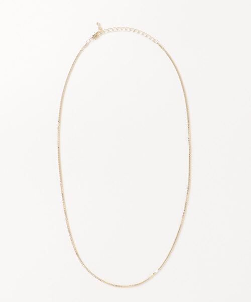 Confirm（コンファーム）の「25SS シルバー / ゴールド / ガンメタ ベーシックチェーンネックレス (喜平 / ボックス / ねじれ / 小豆)【Confirm】（ネックレス・メンズ・B/U/J/E/K/D/Q/M/F/L/P/H/S/N/A/G・57cm）」の19枚目の写真