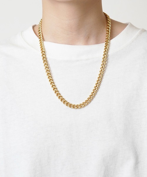 ★引越しの為月末までSALE早い者勝ち★ゴールドチェーンネックレス stainlesschain145-0.jpg