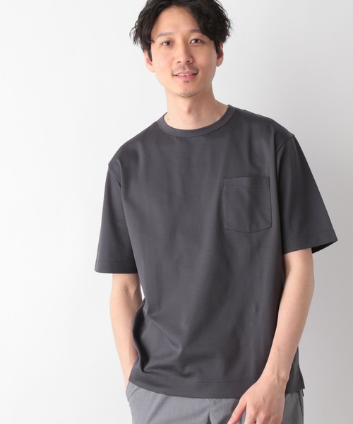 GLOBAL WORK（グローバルワーク）の「抗菌クリーンT/半袖/163733（Tシャツ/カットソー・メンズ・ホワイト/ライトグレー/ネイビー/ミント/その他1/ライトパープル/ダークグレー・SMALL/MEDIUM/LARGE/X-LARGE/XX-LARGE）」の3枚目の写真