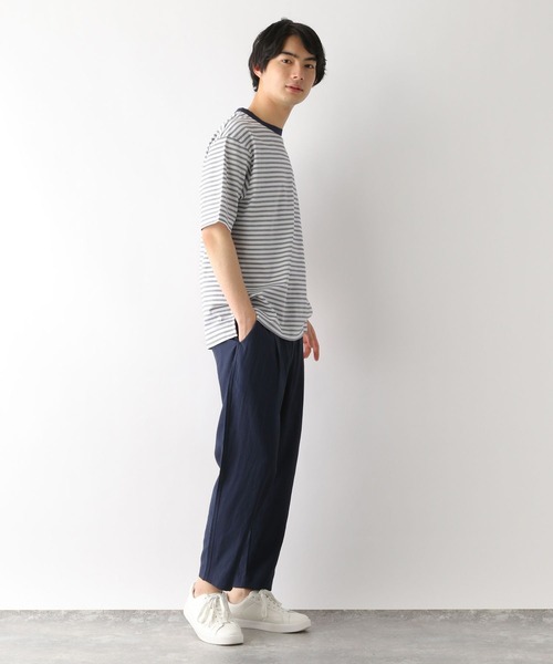 GLOBAL WORK（グローバルワーク）の「抗菌クリーンT/半袖/163733（Tシャツ/カットソー・メンズ・ホワイト/ライトグレー/ネイビー/ミント/その他1/ライトパープル/ダークグレー・SMALL/MEDIUM/LARGE/X-LARGE/XX-LARGE）」の21枚目の写真