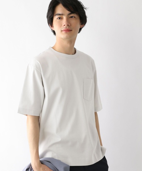 GLOBAL WORK（グローバルワーク）の「抗菌クリーンT/半袖/163733（Tシャツ/カットソー・メンズ・ホワイト/ライトグレー/ネイビー/ミント/その他1/ライトパープル/ダークグレー・SMALL/MEDIUM/LARGE/X-LARGE/XX-LARGE）」の10枚目の写真