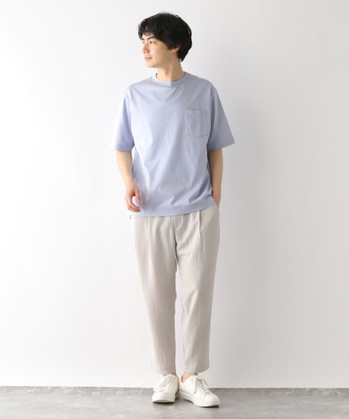 GLOBAL WORK（グローバルワーク）の「抗菌クリーンT/半袖/163733（Tシャツ/カットソー・メンズ・ホワイト/ライトグレー/ネイビー/ミント/その他1/ライトパープル/ダークグレー・SMALL/MEDIUM/LARGE/X-LARGE/XX-LARGE）」の17枚目の写真