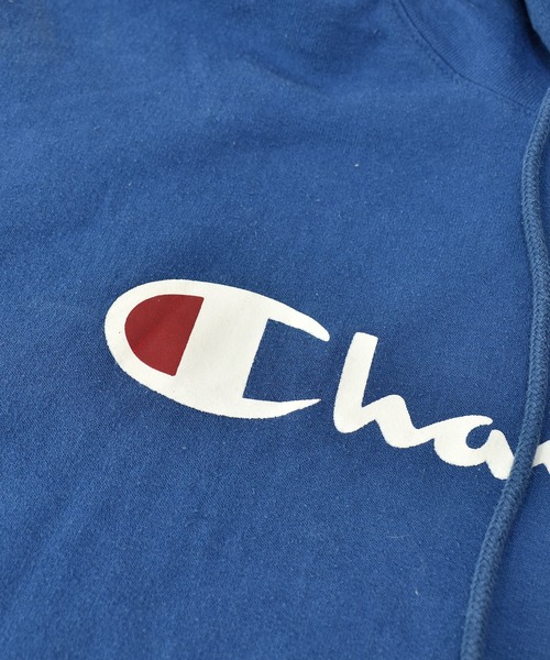 Champion(チャンピオン)の「【ヴィンテージ古着】Champion / チャンピオン ロゴプリント スウェットパーカー(パーカー・メンズ・ブルー・MEDIUM)」の6枚目の写真