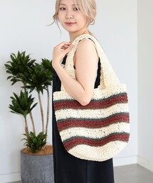 Ray BEAMS | Ray BEAMS / ペーパー トートバッグ(かごバッグ)