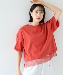Ray BEAMS | Ray BEAMS / メッシュ リバーシブル Tシャツ(Tシャツ/カットソー)
