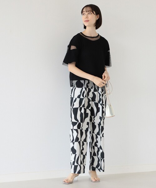 Ray BEAMS（レイビームス）の「Ray BEAMS / メッシュ リバーシブル Tシャツ（Tシャツ/カットソー・レディース・ブラック/レッド/ベージュ・ONE SIZE）」の4枚目の写真