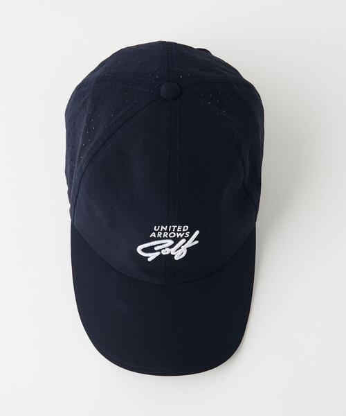 UNITED ARROWS GOLF（ユナイテッドアローズゴルフ）の「ウィメンズ ロゴ キャップ（キャップ・レディース・ブラック/ホワイト/ネイビー・FREE）」の8枚目の写真