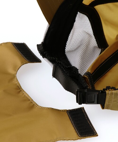 BRANSHES（ブランシェス）の「【日よけ付き】撥水キャップ（キャップ・キッズ・ブルー/マスタード/カーキオリーブ・S/M/L）」の7枚目の写真