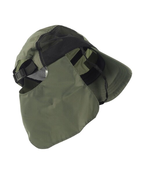 BRANSHES（ブランシェス）の「【日よけ付き】撥水キャップ（キャップ・キッズ・ブルー/マスタード/カーキオリーブ・S/M/L）」の19枚目の写真