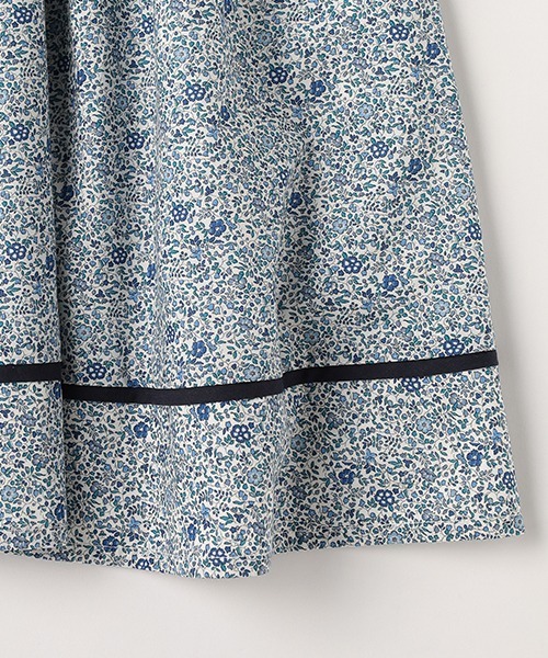 pom ponette junior（ポンポネットジュニア）の「【リバティプリント】襟付きフレアワンピース（ワンピース・キッズ・ブラック/ブルーグレー・M/L/LL）」の19枚目の写真