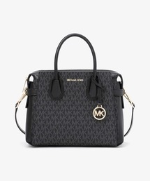 MICHAEL KORS（マイケルコース）の「MERCER トップジップ ベルテッド サッチェル スモール - MKシグネチャー（ハンドバッグ）」