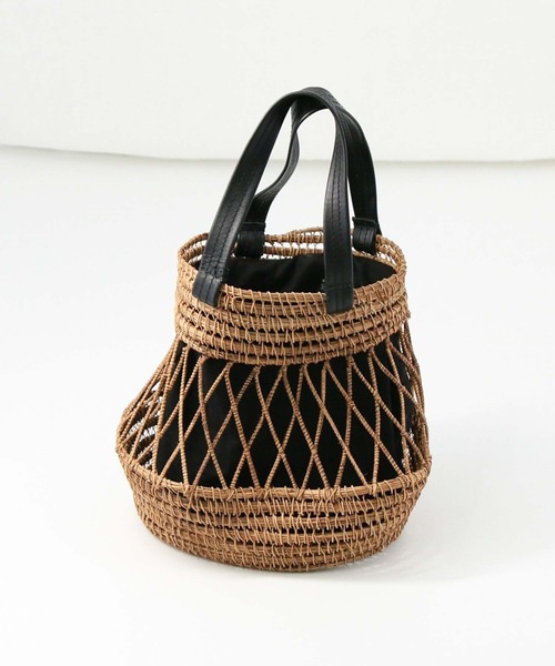 Gready Brilliant（グレディブリリアン）の「ＴＡＲＡＮＧＯカゴバッグ（かごバッグ・レディース・ブラック・FREE）」の3枚目の写真