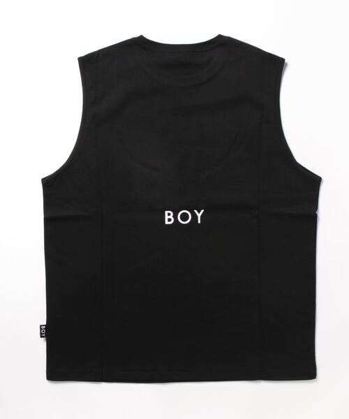 BOY LONDON（ボーイロンドン）の「【BOY LONDON】BOY CROSS MOTIF　SLEEVELESS SHIRT（タンクトップ・メンズ・ブラック・S/M/XL）」の5枚目の写真