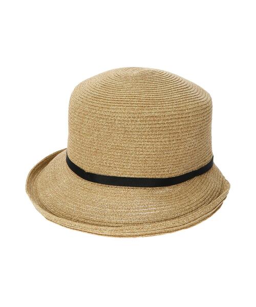 Samansa Mos2（サマンサ モスモス）の「【抗菌防臭】ブレードバイザーハット（ハット・レディース・ベージュ/モカ・F）」の8枚目の写真