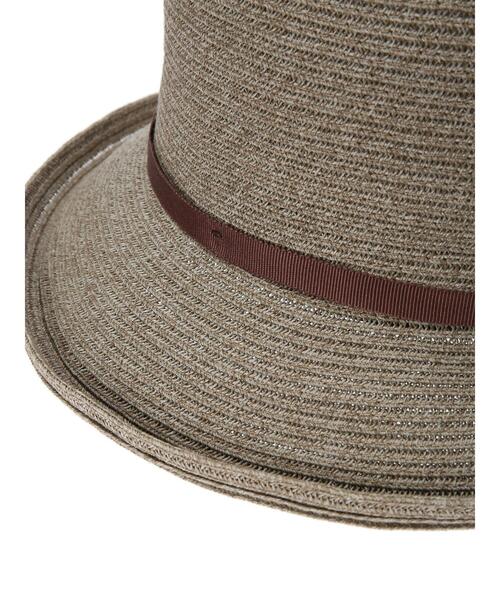 Samansa Mos2（サマンサ モスモス）の「【抗菌防臭】ブレードバイザーハット（ハット・レディース・ベージュ/モカ・F）」の12枚目の写真