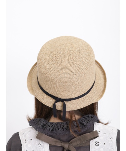 Samansa Mos2（サマンサ モスモス）の「【抗菌防臭】ブレードバイザーハット（ハット・レディース・ベージュ/モカ・F）」の4枚目の写真