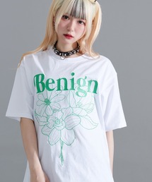 『CavariA/キャバリア』フラワー刺繍TEE