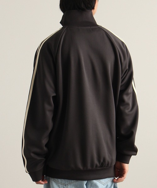 BEVERLY HILLS POLO CLUB（ビバリーヒルズポロクラブ）の「【Beverly Hills Polo Club/ビバリーヒルズポロクラブ】ワンポイントロゴ刺繍 ダンボール サイドライン トラックジャケット（ジャージ・メンズ・スミクロ/ブルー/アイボリー/オレンジ/ネイビー/グレー・M/LL/L）」の21枚目の写真