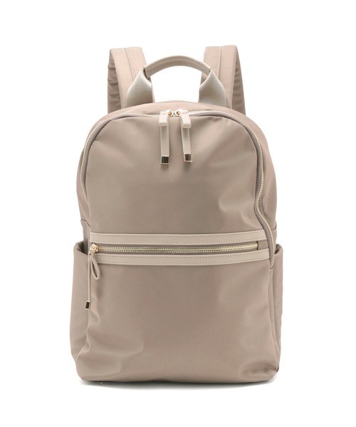 VIS（ビス）の「【PC収納付き】メタルファスナーリュック【A4対応】（バックパック/リュック・レディース・ブラック/グレー/ベージュ系その他・FREE）」の10枚目の写真