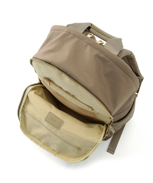 VIS（ビス）の「【PC収納付き】メタルファスナーリュック【A4対応】（バックパック/リュック・レディース・ブラック/グレー/ベージュ系その他・FREE）」の22枚目の写真