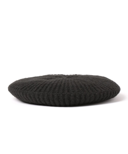 PAGEBOY（ページボーイ）の「ニットベレー（ハンチング/ベレー帽・レディース・ブラック/チャコールグレー/オフホワイト・FREE）」の13枚目の写真