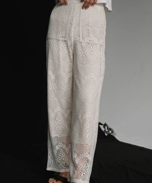 piping mesh lace PT（その他パンツ）｜WILLFULLY（ウィルフリー