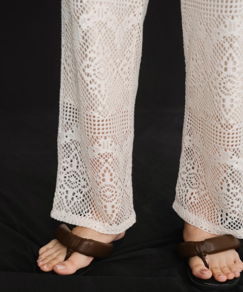 ウィルフリー　パンツ piping mesh lace PT（その他パンツ）｜WILLFULLY（ウィルフリー