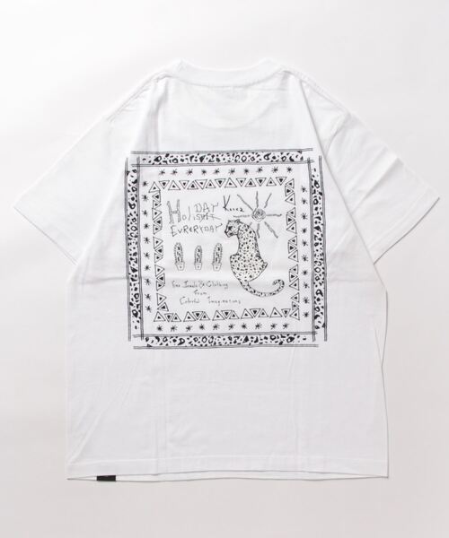tone(トーン)の「【kocea】LEOPARD GRAPHIC TEE (MA)(Tシャツ/カットソー・レディース・ホワイト/ブラック・S/M/L)」の3枚目の写真