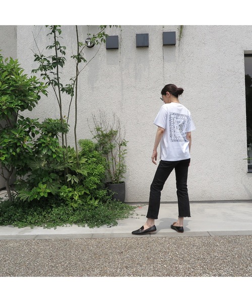 tone(トーン)の「【kocea】LEOPARD GRAPHIC TEE (MA)(Tシャツ/カットソー・レディース・ホワイト/ブラック・S/M/L)」の7枚目の写真