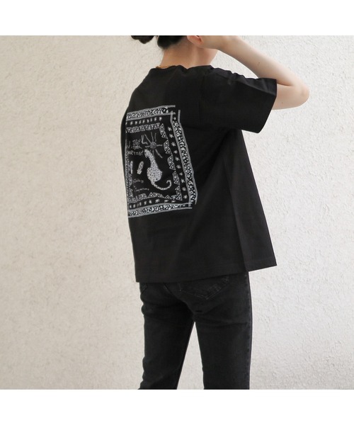 tone(トーン)の「【kocea】LEOPARD GRAPHIC TEE (MA)(Tシャツ/カットソー・レディース・ホワイト/ブラック・S/M/L)」の12枚目の写真