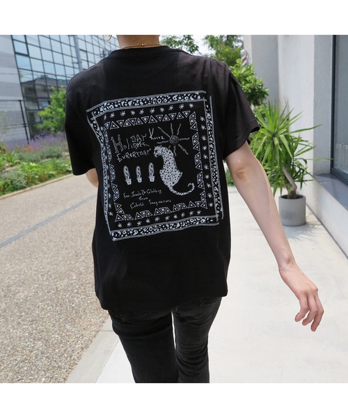 tone(トーン)の「【kocea】LEOPARD GRAPHIC TEE (MA)(Tシャツ/カットソー・レディース・ホワイト/ブラック・S/M/L)」の19枚目の写真