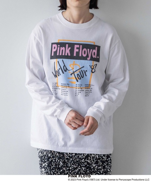 yuw（ユウ）の「ＰＩＮＫＦＬＯＹＤ　Ｔｅｅロングスリーブ　973020（Tシャツ/カットソー・レディース・ホワイト・FREE）」の9枚目の写真