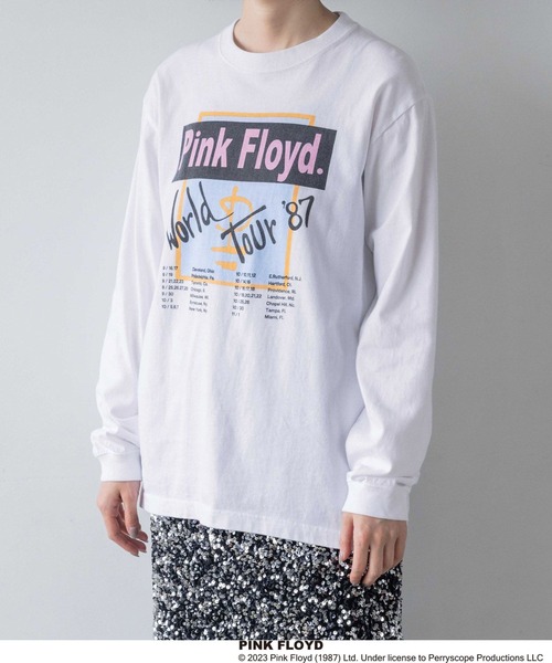 yuw（ユウ）の「ＰＩＮＫＦＬＯＹＤ　Ｔｅｅロングスリーブ　973020（Tシャツ/カットソー・レディース・ホワイト・FREE）」の3枚目の写真