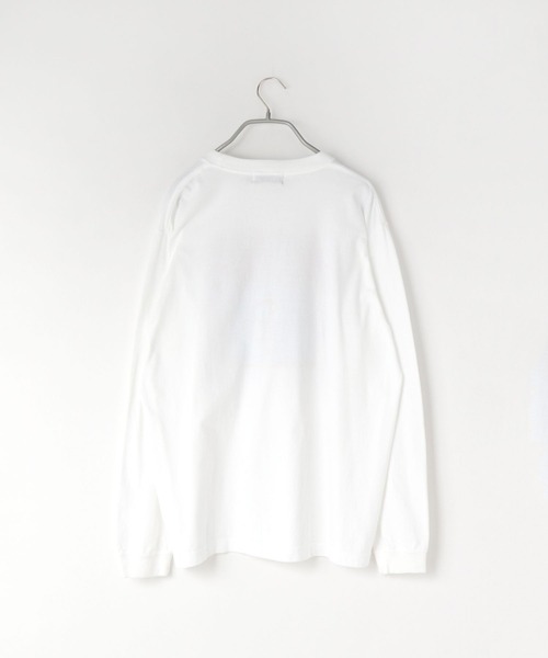 yuw（ユウ）の「ＰＩＮＫＦＬＯＹＤ　Ｔｅｅロングスリーブ　973020（Tシャツ/カットソー・レディース・ホワイト・FREE）」の2枚目の写真