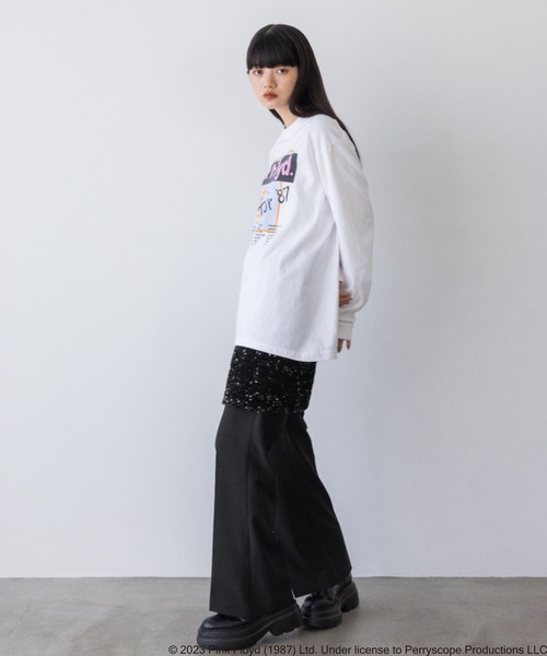 yuw（ユウ）の「ＰＩＮＫＦＬＯＹＤ　Ｔｅｅロングスリーブ　973020（Tシャツ/カットソー・レディース・ホワイト・FREE）」の17枚目の写真