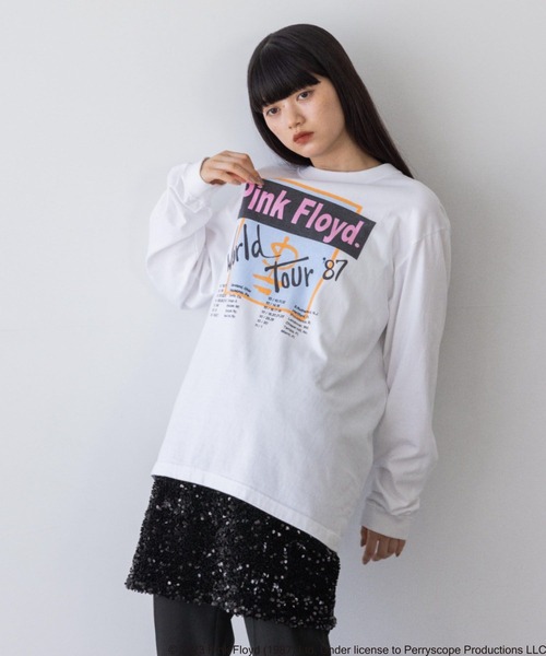 yuw（ユウ）の「ＰＩＮＫＦＬＯＹＤ　Ｔｅｅロングスリーブ　973020（Tシャツ/カットソー・レディース・ホワイト・FREE）」の18枚目の写真