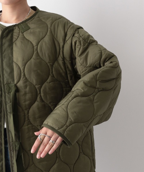 RAGEBLUE（レイジブルー）の「エアサーマル/2WAYキルティングブルゾン・ベスト（ブルゾン・レディース・オリーブ/ブラック・FREE）」の19枚目の写真