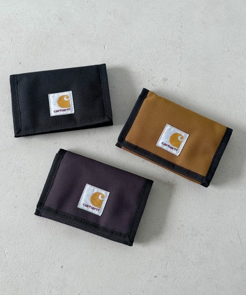 Carhartt WIP(カーハートダブリューアイピー)の「Carhartt WIP(カーハート ダブリューアイピー)/ミニウォレット ミニ財布 ベルクロ/ALEC WALLET(財布・メンズ・パープル/ブラウン/ブラック・FREE)」の4枚目の写真