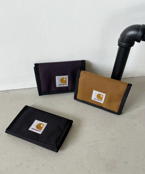 Carhartt WIP(カーハートダブリューアイピー)の「Carhartt WIP(カーハート ダブリューアイピー)/ミニウォレット ミニ財布 ベルクロ/ALEC WALLET(財布・メンズ・パープル/ブラウン/ブラック・FREE)」の5枚目の写真