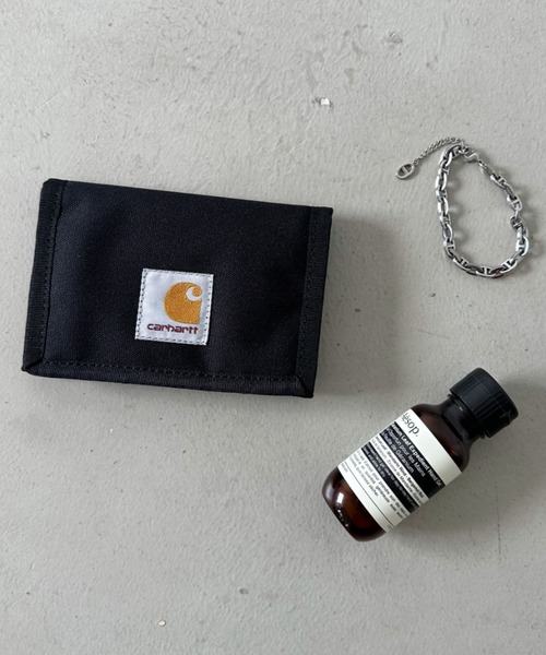 Carhartt WIP(カーハートダブリューアイピー)の「Carhartt WIP(カーハート ダブリューアイピー)/ミニウォレット ミニ財布 ベルクロ/ALEC WALLET(財布・メンズ・パープル/ブラウン/ブラック・FREE)」の12枚目の写真