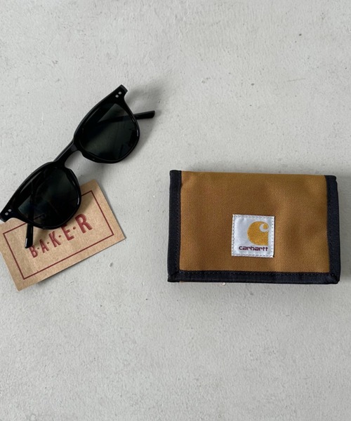 Carhartt WIP(カーハートダブリューアイピー)の「Carhartt WIP(カーハート ダブリューアイピー)/ミニウォレット ミニ財布 ベルクロ/ALEC WALLET(財布・メンズ・パープル/ブラウン/ブラック・FREE)」の14枚目の写真