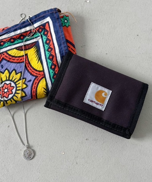 Carhartt WIP(カーハートダブリューアイピー)の「Carhartt WIP(カーハート ダブリューアイピー)/ミニウォレット ミニ財布 ベルクロ/ALEC WALLET(財布・メンズ・パープル/ブラウン/ブラック・FREE)」の16枚目の写真