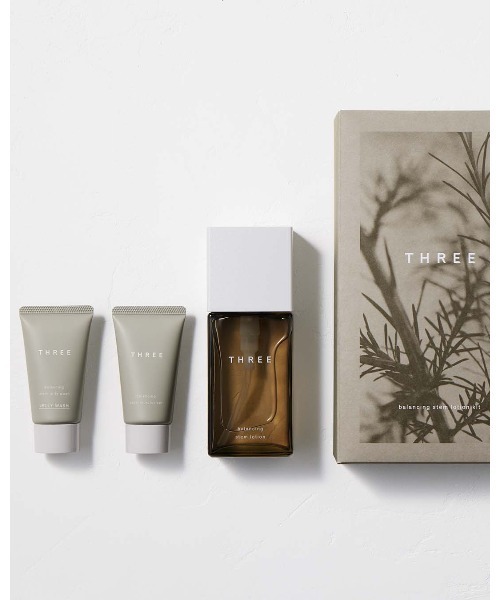 THREE バランシングステム ローション キット ＜数量限定＞（スキンケアキット/ギフトセット）｜THREE（スリー） 5,517円
