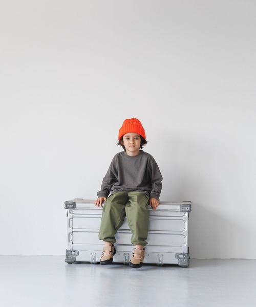 BAYFLOW(ベイフロー)の「ワイドカーゴパンツ(KIDS)(カーゴパンツ・キッズ・ライトグレー/ブラック/カーキ・110cm/140cm/130cm/120cm)」の4枚目の写真