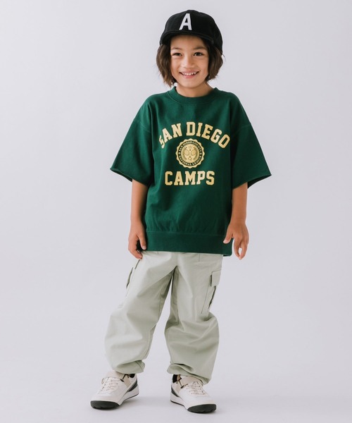 BAYFLOW(ベイフロー)の「ワイドカーゴパンツ(KIDS)(カーゴパンツ・キッズ・ライトグレー/ブラック/カーキ・110cm/140cm/130cm/120cm)」の10枚目の写真