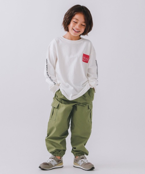 ワイドカーゴパンツ（KIDS）（カーゴパンツ）｜BAYFLOW