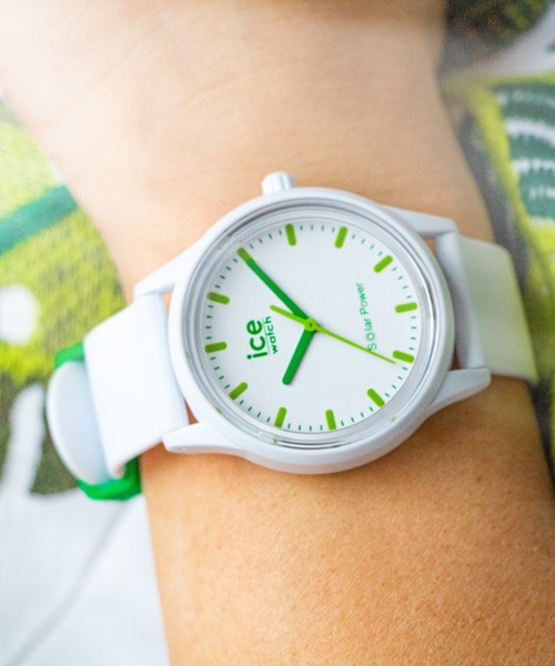 【新品/ソーラー】　ICE-WATCH 腕時計　020 655 電池不要のソーラーウォッチに新作が登場 爽やかグラデーション