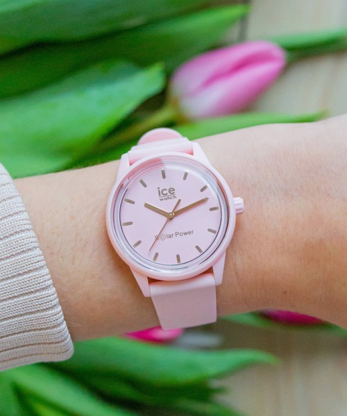 ICE WATCH(アイスウォッチ)の「「Ice-Watch アイスウォッチ」ICE solar power アイスソーラーパワー スモール ソーラー時計(アナログ腕時計・レディース・グレイッシュブルー/ブラック×ゴールド/ホワイト×ピンク/カーキ/ホワイト×ブルー/ブラック/ホワイト×グリーン/ブラック系その他/ホワイト/ピンク・36mm/40mm)」の13枚目の写真