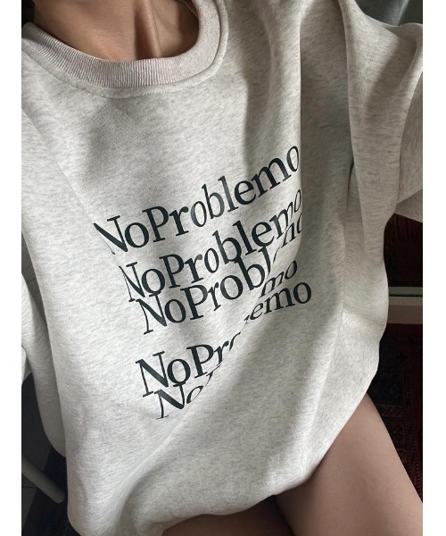 Chick（チック）の「レターロゴクルーネックスウェット（スウェット・レディース・ブラック/グレー・FREE）」の14枚目の写真